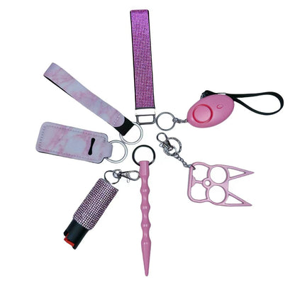 7pcs Keychain Set